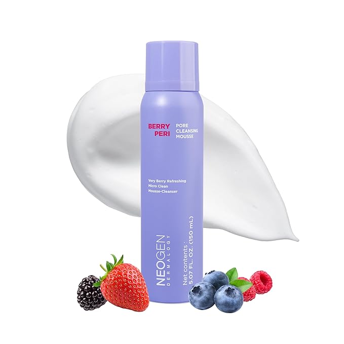 DERMALOGY by NEOGENLAB NEOGEN BERRYPERI PORE CLEANSING MOUSSE 5.07 oz / 150ml