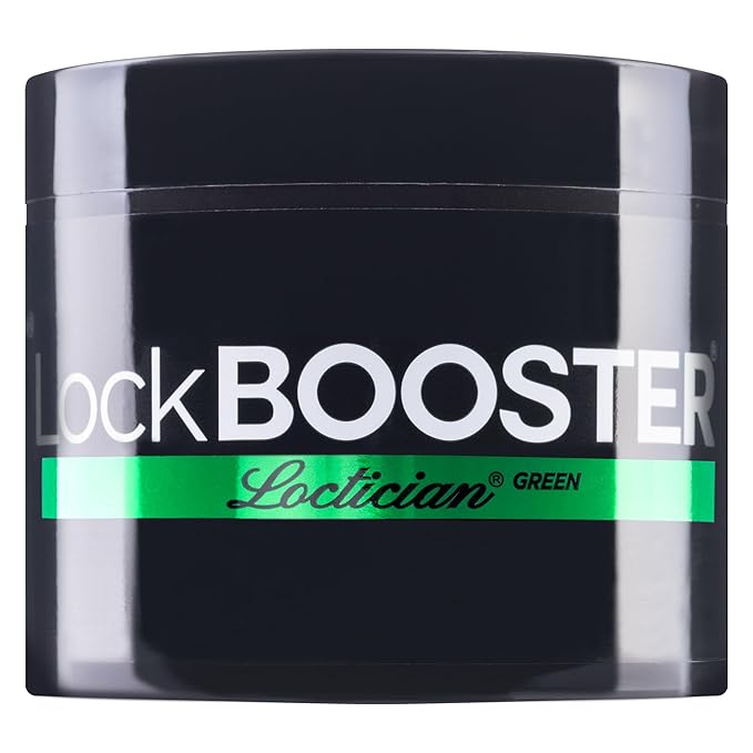 Style Factor Lock BOOSTER Loctician Green 10.1 oz - Premium Pomade with Buriti & Avocado Oils Max Hold, Unscented, Clean, Expert Styling Gel for Locs, Twists, Braids for All Hair Types