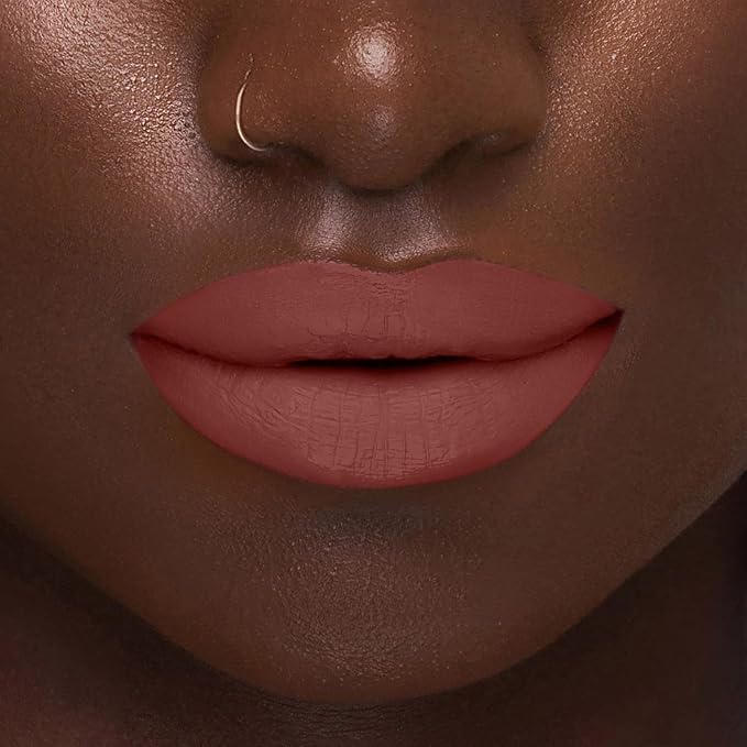 Beauty Bakerie Lip Whip Liquid Lipstick for Women, Waterproof Lip Gloss, Tint, Stain Long Lasting Hydrating Moisturizer, Matte or Metallic, 3.5mL, Gingersnap