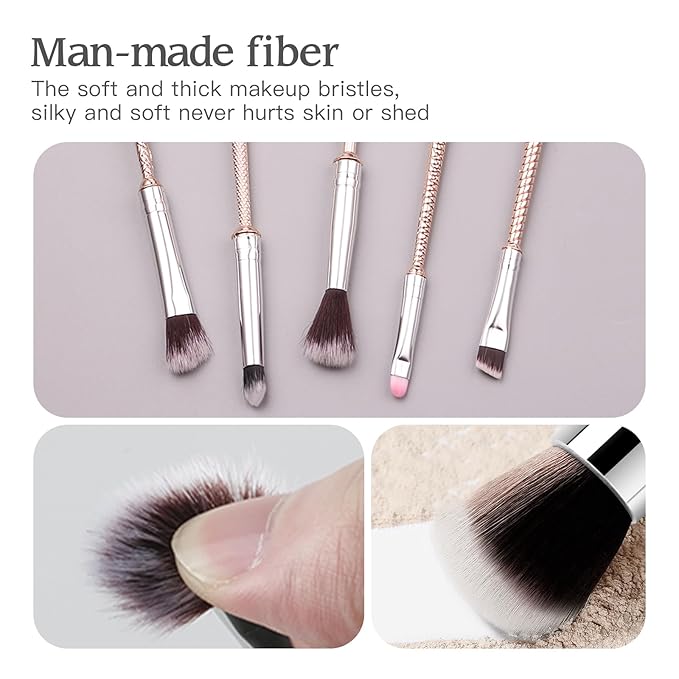 【2 Color Options】Harry Makeup Brushes Set for Women, Potter Makeup Gift Set, Magic Eye Shadow Eyeliner Blending Lip Brush - Brushes Holder Pot Not Included