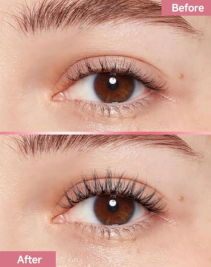 Frihappy Natural Wispy Eyelashes Short Lashes Fake Lashes Natural Look Eyelashes Wispy Natural Lashes Invisible Lashes FRH-12