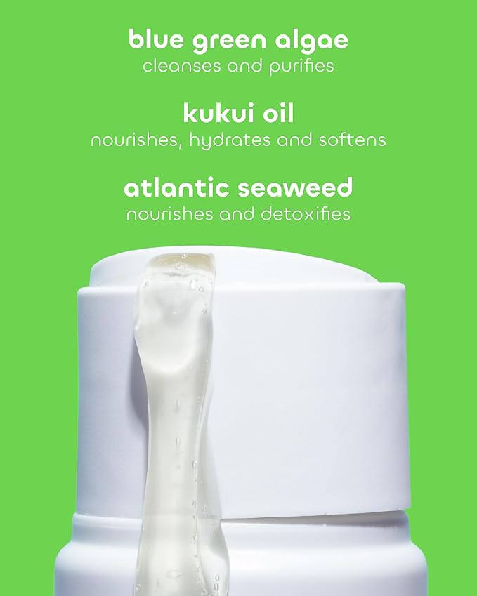 Seaweed Bath Co. Hydrate Body Wash - Eucalyptus Peppermint - Hydrating Lathering Cleanser with Nourishing Natural Ingredients - Vegan, Paraben and Sulfate Free Shower Gel - 12 oz