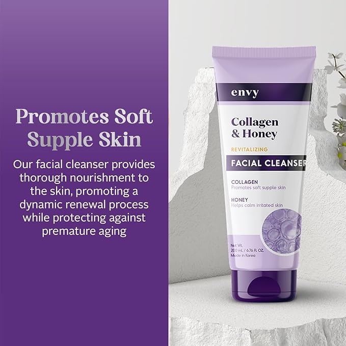 Envy Facial Cleanser (Collagen & Honey)