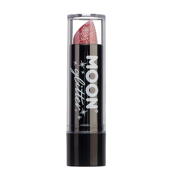 Iridescent Glitter Lipstick, Cherry