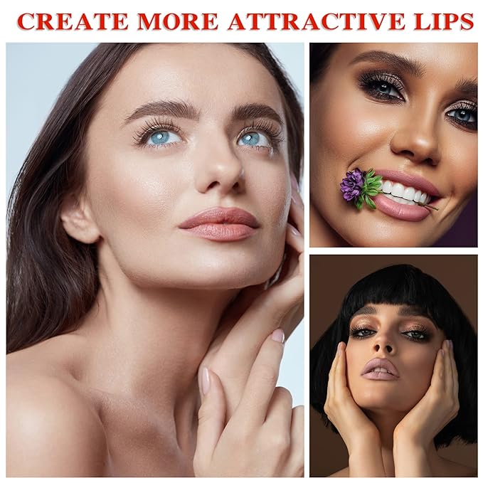 6 Colors Matte Nude Lipstick Set Liquid Lipstick Velvet Lip Gloss Lip Stain Long Lasting Waterproof Nude Pink Lipstick Set for Women Lip Makeup (SET-B)