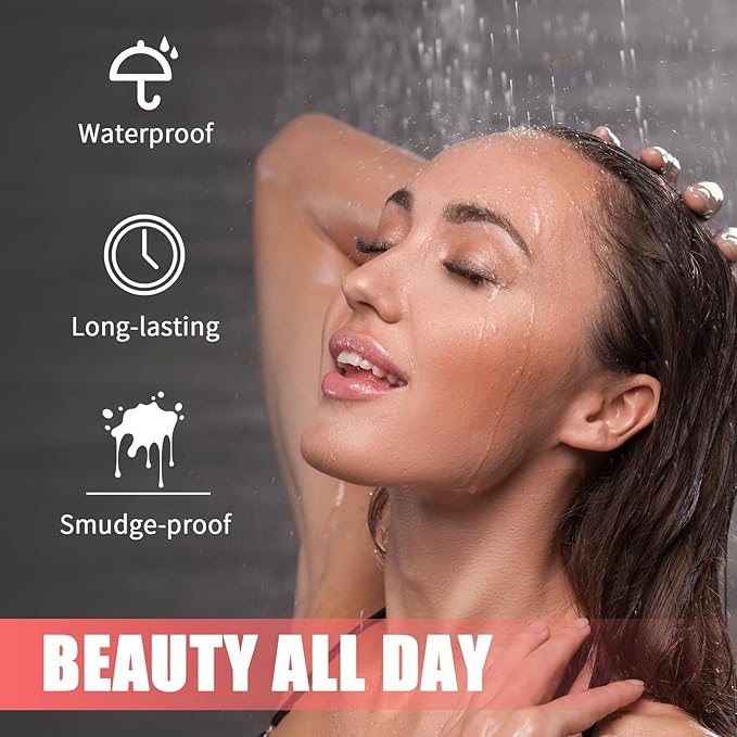 Eyebrow Pen, Microblading Eyebrow Pencil for Natural Hair-Like, Fast & Precise Faux Brow Pen with Double Brush Tip, Waterproof Long-Lasting, Filling Eyebrow Pencils for Women, Dark Brown
