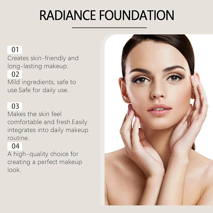 Color Changing Foundation, Sunscreen Foundation, Concealer Full Coverage, Moisturizing & Long Lasting & Flawless Foundation Natural Skin Tone Makeup for Face, 30 ML