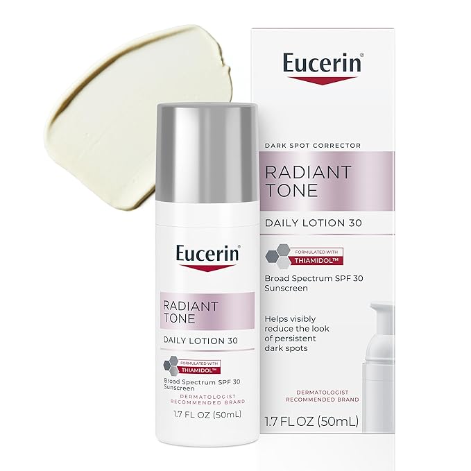 Eucerin Radiant Tone Eye Cream Dark Circle Corrector, Eye Brightening Cream with Thiamidol and Hyaluronic Acid, Helps Reduce the Look of Eye Puffiness, 0.5 Oz Tube