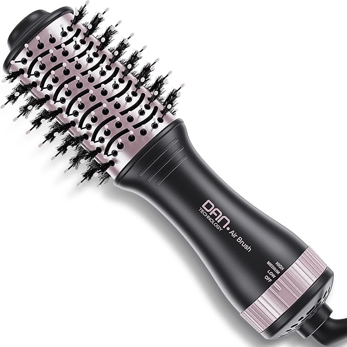 Small Hair DryerBrush，Blow Dry Brush, one Step HairDryer and volumizer,Brush HairDryer for Short Hair…