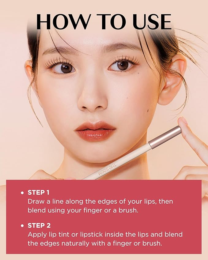 THESAEM Cover Perfection Lip Pencil - Slim, Easy-Blend & Overlip Makeup, Creamy Matte Lip Liner, Long-Lasting with Built-In Sharpener (10 Urbane)