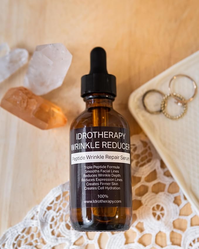 Peptide Face Serum Deep Moisturizer, Skin Glow, Create Firmer Skin and Cell Rehydration