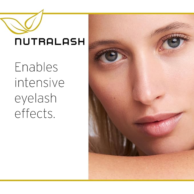 Nutralash Mascara - Jet Black Mascara for Maximum Volume and Length I Nourishing Lash Mascara with Hyaluronic Acid for Voluminous Long Eyelashes I 5ml