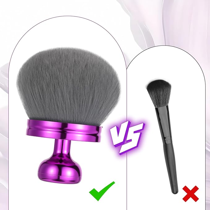 Body Makeup Brush, Extra Large Body Brush for Self Tanner 3.2 Inch Sphere Kabuki Brush Blend Blur Powder Brush Professional Makeup Tool for Face Leg Back Sunscreen Applicator, Wet or Dry Use