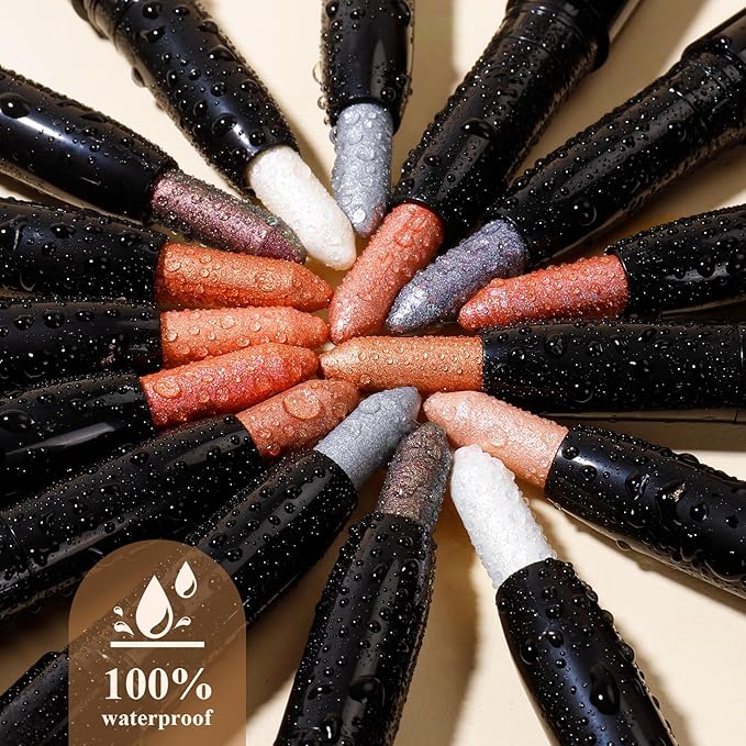 Longwear Cream Eye Shadow Sticks(70 Red Rose Matte),Smudge-Proof, Waterproof Eyeshadow,Silky Formula Glitter With Makeup Brush,Red Eyeshadow Stick