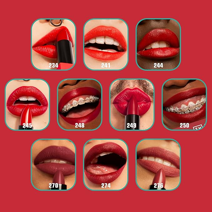 3INA The Lipstick - Moisturizing Lipstick for Women - Semi-Matte Satin Finish with 5-Hour Long Wear - Highly Pigmented and Comfortable - 276-0.16 oz