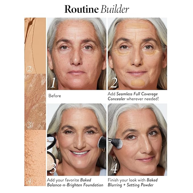 LAURA GELLER NEW YORK Seamless Finish Full Coverage Concealer, Porcelain
