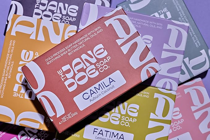 Natural Handmade Cold Process Bar Soap - Made with Olive oil, Coconut oil, Castor, Shea Butter, and Kaolin Clay-Plant Based, Vegan, Moisturizing, Hand/Body Soap! 1 Bar (Leah Sweet Nectar Hibiscus)