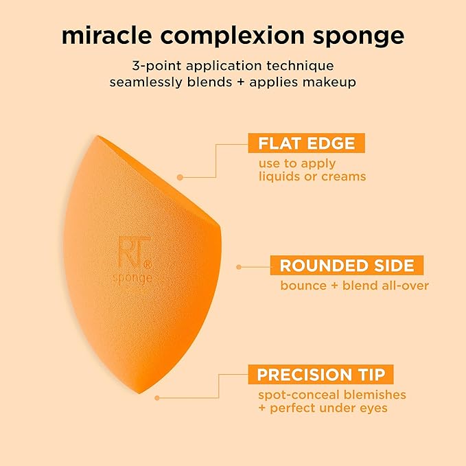 Real Techniques 8 Piece Level Up Brush And Sponge Set, Makeup Brushes For Eyeshadow, Foundation, Blush, & Bronzer, Makeup Blending Sponge, Synthetic Bristles, Stocking Stuffer, Cruelty-Free