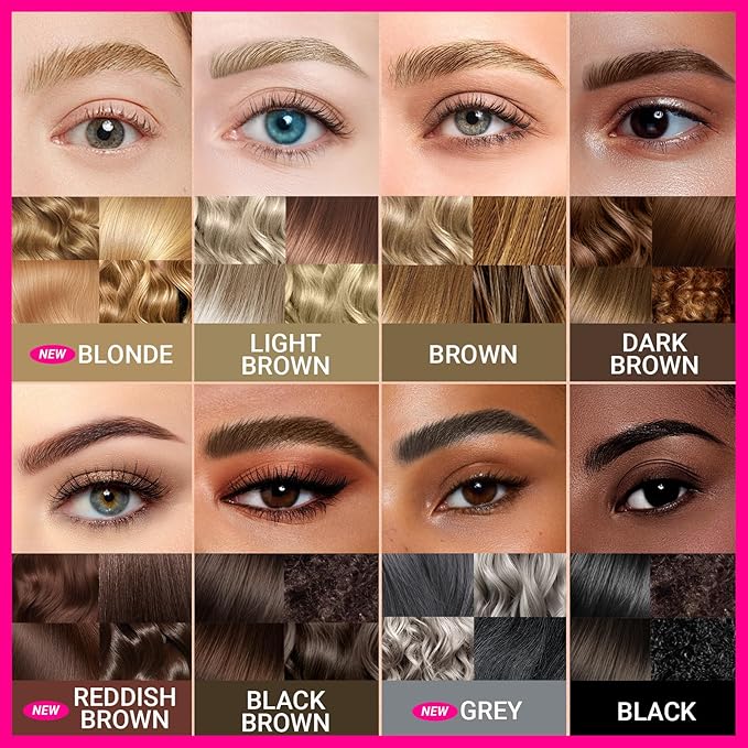 iMethod Curved Eyebrow Pen - 2-in-1 Dual-Ended Eyebrow Pencil with Curved Tip and Precise Brush-Tip for Natural Hair-Like Brows, Eyebrow Pencils for Women, Long Lasting, Grey