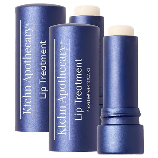 100% Natural Ultra-Hydrating Lip Balm & Conditioner-in-1 | Hydrate & Soften Dry/Chapped Lips | Silky Smooth, Never Waxy | Men & Women | Pack of 2