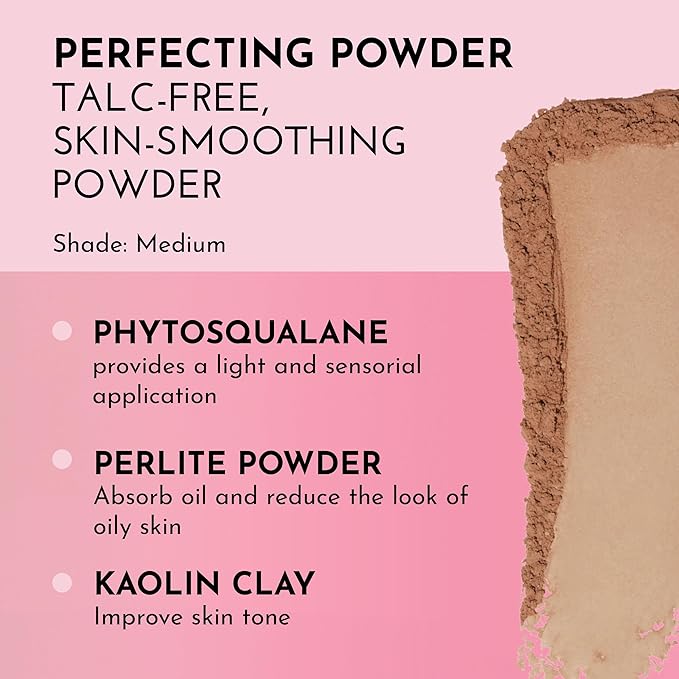 LAWLESS Talc Free Skin Smoothing Powder, Medium, Tan, 0.34 Ounce