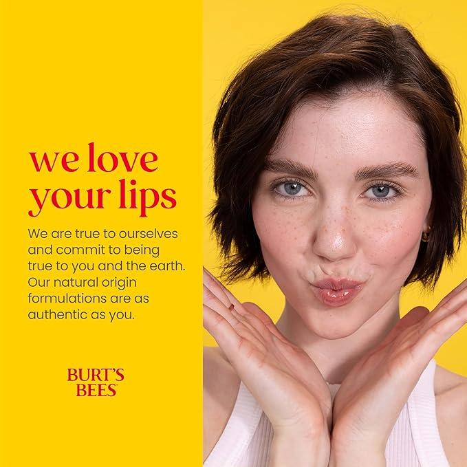 Burt's Bees Back To School Gifts Ideas - Garden Party Lip Balm Set, Lavender Vanilla, Sweet Peach, Green Apple, Wildflower Honey, Natural Origin Lip Treatment, 4 Tubes, 0.15 oz.