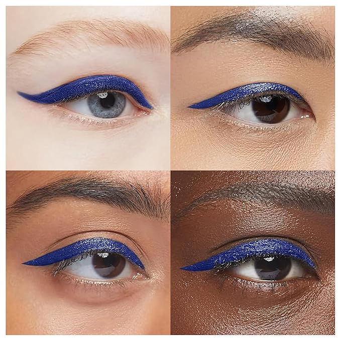 EPILYNX Waterproof Eyeliner - Smudge-Proof Liquid Eyeliner Pen with Precision Tip for Smooth, Long-Lasting Application - Vegan, Hypoallergenic & Gluten-Free Eye Liner - 2mL Blue
