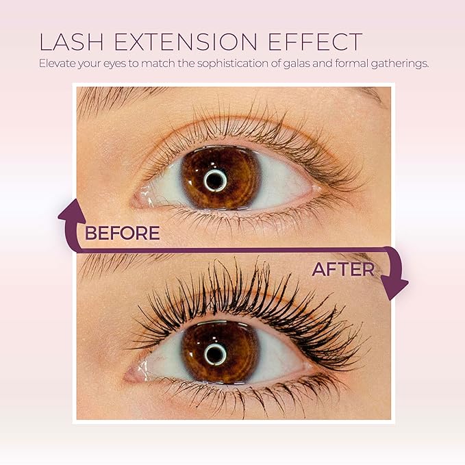 Blinc Lash Extension Tubing Mascara, Extreme Lengthening and Defining Mascara with Biotin, Ultra-Longwearing Washable Mascara, Clean, Vegan and Cruelty-Free, 9mL / 0.30 Fl. OZ (Black)