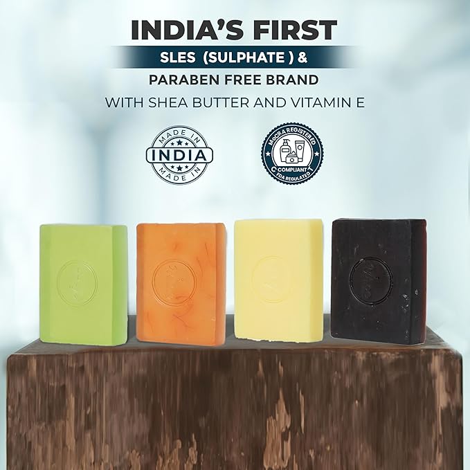 My Ace Handmade Soap Set – 4 Bathing Bars: Avocado, Mango, Vanilla & Cocoa Butter, Sandalwood & Saffron – SLES & Paraben-Free, Coconut Oil, Shea Butter & Vitamin E – Gentle & Moisturizing, 3.5 oz Each