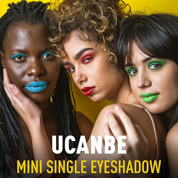 UCANBE Brown Single Eyeshadow Palette, Highly Pigmented Matte Eye Shadow Powder, Professional Long-Lasting Waterproof Makeup Palette