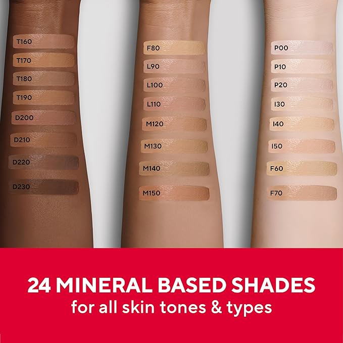 Mirabella Invincible For All Perfecting Under Eye Concealer Full Coverage - Hydrating Makeup Concealer for Dark Circles, Fine Lines & Wrinkles w/Hyaluronic Acid - Fair F80