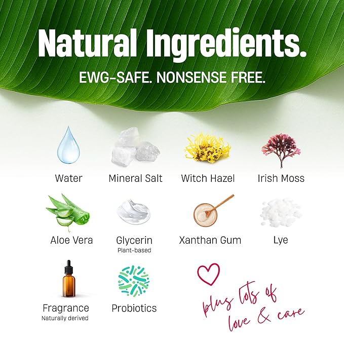Bali Secrets Natural Deodorant for Women & Men. Nonsense Free. Clean Formula for Sensitive Skin. Strong & Reliable Odor Protection. No Synthetic Aluminum. Organic & Vegan [THE ORIGINAL]