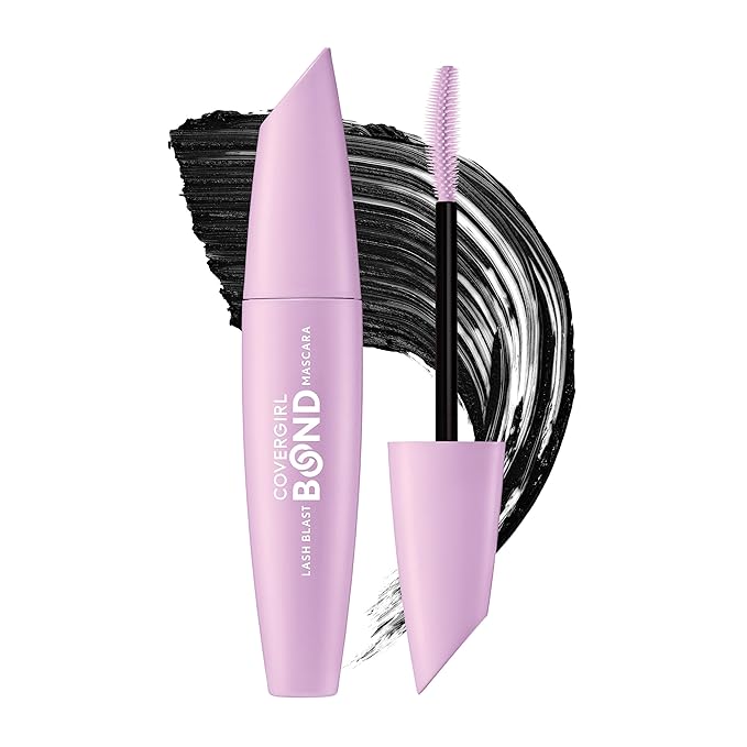 COVERGIRL Lash Blast Bond Volume Mascara - 805 - Black, Bonding Complex to Condition & Nourish Lashes, Smudge-Proof, Clump-Free, Volumizing, Vegan Formula