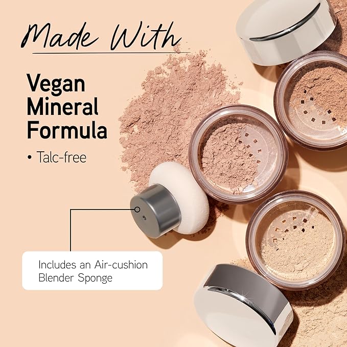 Physicians Formula Mineral Wear Talc-Free Loose Powder Medium Beige, Dermatologist Tested, Clinicially Tested