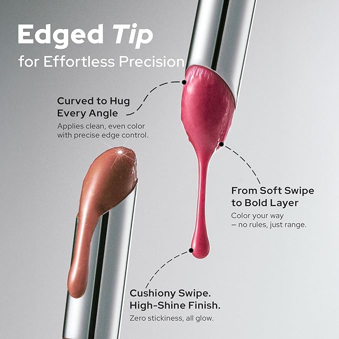 Unseen Balloon Tint, 6 Colors Set for All Skin Types. Buildable Color, Long Lasting Glossy Lip Stains, Lightweight Lip Gloss Make up (ALL HOURS, 1 Oz)