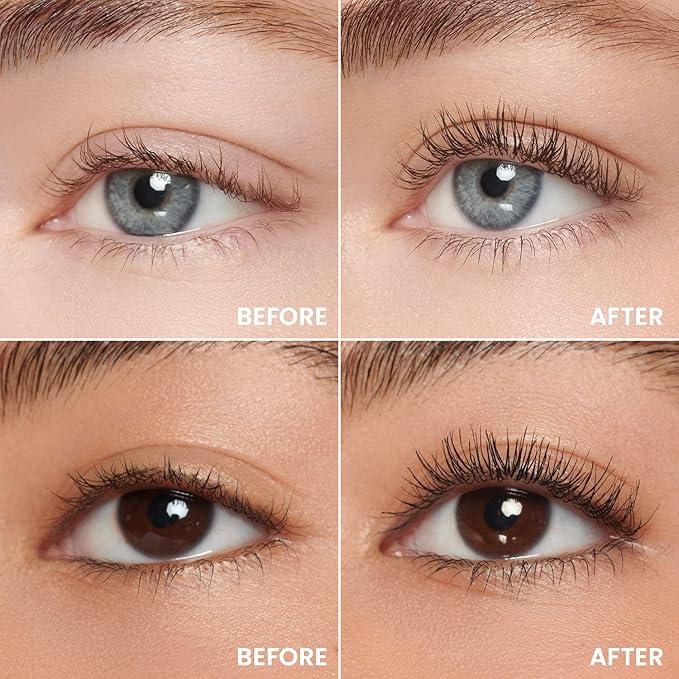 Wonderskin Infinite Rizz Mascara - Brown Mascara for Volume and Length, Long-Wear, Smudge-Proof & Water-Resistant Volumizing Lash Makeup (Brown)