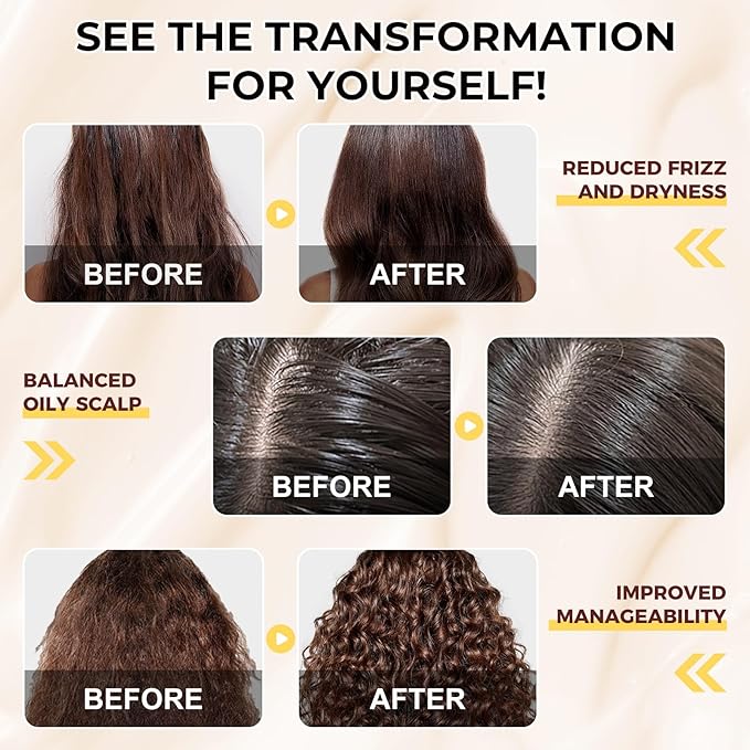 Collagen Hair Treatment Mask - 7.4 FL OZ,Deep Hydration & Repair for Dry, Damaged Hair, Natural Collagen Mask for Hair Treatment, Contain Collagen, Maca, Avocado Oil for All Hair Types