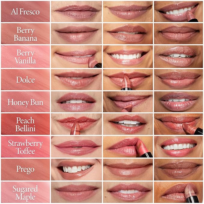 LAURA GELLER NEW YORK Italian Marble Sheer Lipstick - Peach Bellini - Hydrating & Lightweight - Vitamin E & Caster Seed Oil - Cream Finish