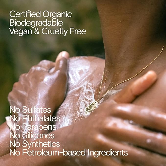 Bathing Culture, Organic Mind + Body Wash, Natural, Biodegradable, Sustainable, Vegan Personal Care, All Natural Organic Body Wash for Women and Men, 16 fl oz, Break Water Scent