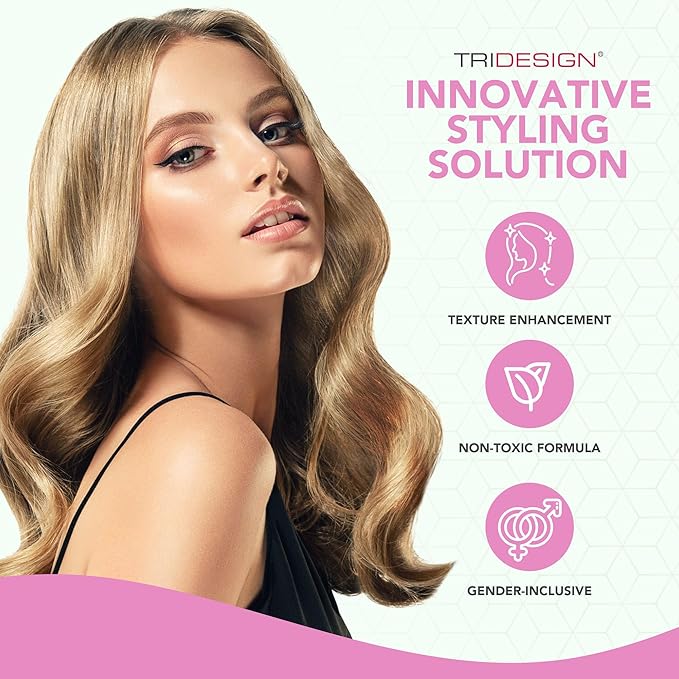 TRIDESIGN Aerogel Hairspray - Strong Hold Hair Finishing Spray for Volumizing & Control, Flexible Styling for All Hair Types, Non-Sticky and Scented - For Women and Men - Pack of 4 (10.5 Oz)