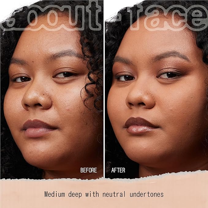 about-face THE PERFORMER Skin-Focused Foundation MD2Neutral – Medium Coverage, Long-Wear, Breathable & Buildable Base – Clean, Vegan, Hydrating Formula with Blue Agave & Chlorella – 1.08oz