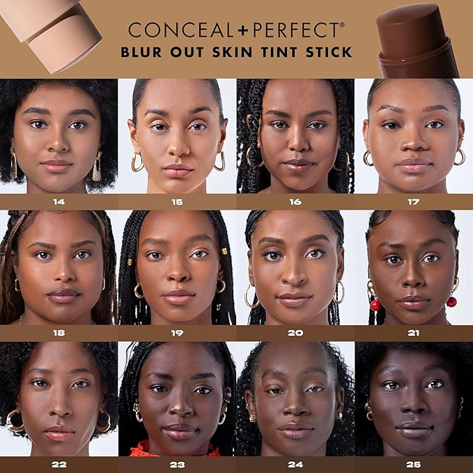 Milani Conceal + Perfect - Skin Tint Stick, Blur Out Tinted Moisturizer Makeup, Shade 01