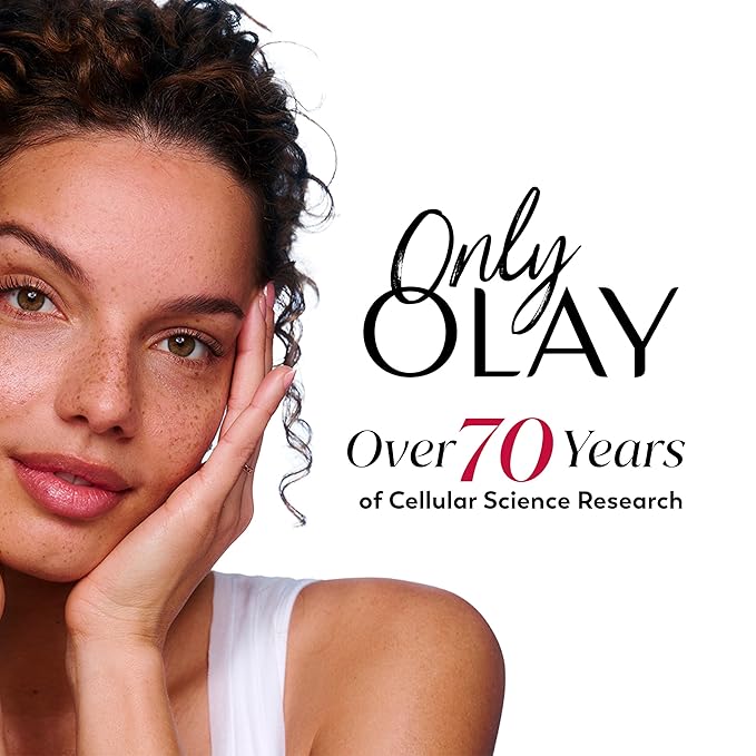 Olay Super Cream with Sunscreen SPF 30, Lightweight Face Moisturizer with Sun Protection, 5-in-1 Skin Care Benefits - Hydrating, Brightening, Firming - Niacinamide, Vitamin C, Collagen Peptide, 1.7 oz