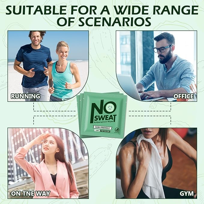 Timgle 150 Pcs Mini Travel Deodorant Wipes Individually Wrapped Antiperspirant Armpit Deodorant Body Sweat Wipes for Teens Women Men Sports Travel Underarm Sweating (Cucumber)
