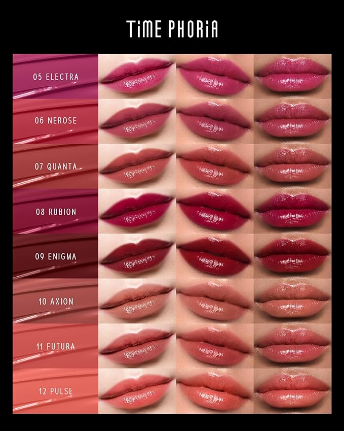 Stellar Dust Lip Stain 06 Nerose, Transfer-Proof &Smudge-Proof Lip Gloss, Rose Pink Tinted Glossy Finish, High-Pigment Vibrant Color, Hydrating Lightweight Long-Lasting Lip Makeup for Women