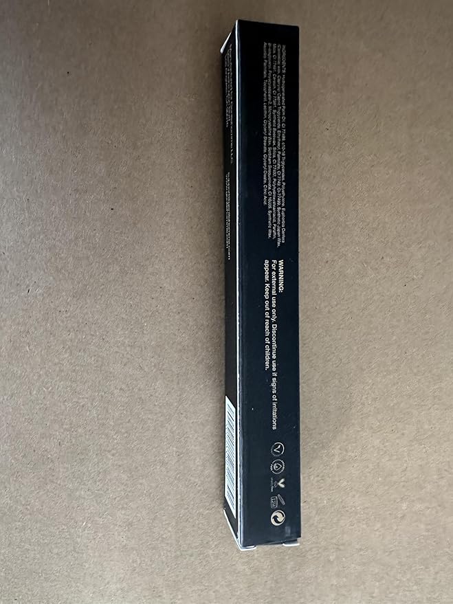 Men's Brow Pencil - 2-in-1 Brow Brush & Lead Pencil - Shape, Define & Fill In Eyebrows - Ultra-Thin - Long-Lasting Dark Brown