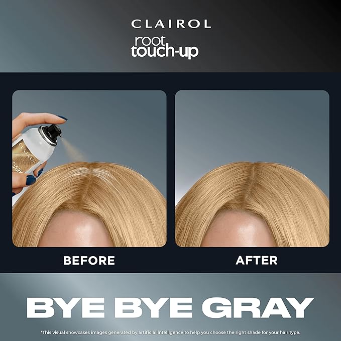 Clairol Root Touch-Up by Nice'n Easy Temporary Hair Coloring Spray, Light Brown Hair Color, Pack of 1