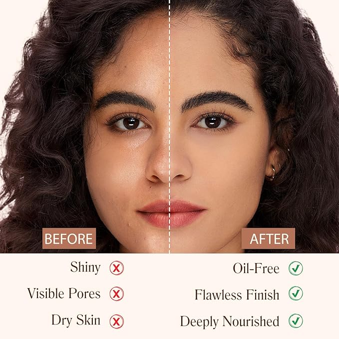 2PCS Foundation 4 in 1, Medium Spectrum with SPF 50+, Longwearing & Waterproof, Hydrating Color Changing Foundation, Non-Greasy,Long Lasting, Great for all skin types, 30ml