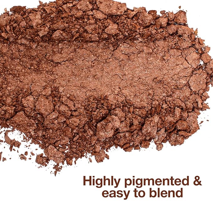 Palladio Baked Bronzer, Highly Pigmented and Easy to Blend, Shimmery Bronzed Glow, Use Dry or Wet, Lasts all day long, Provides Rich Tanning Color Finish, Powder Compact, Caribbean Tan