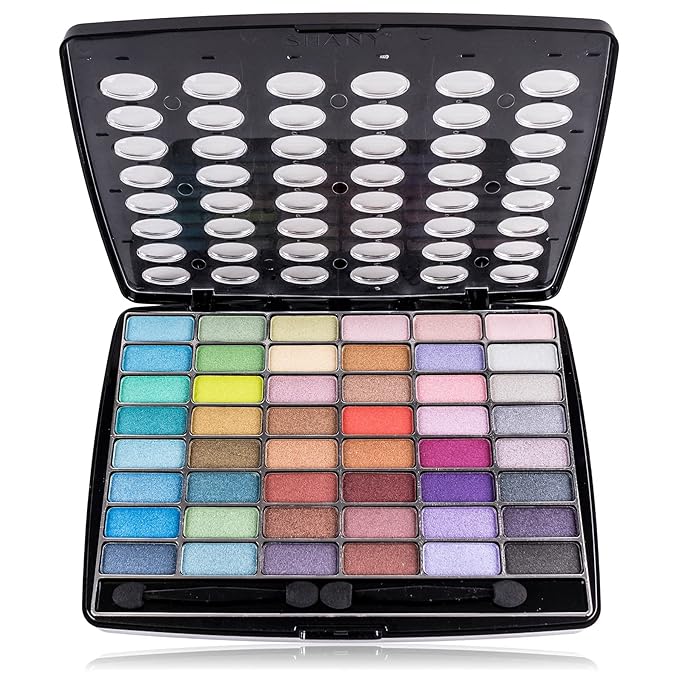 SHANY Glamour Girl Makeup Kit Eyeshadow Beauty Palette with Eye shadows, Blushes, Lipstick Lip-gloss, Make up Mirror, Cosmetics applicators, Premium Gift Packaging - Glamour